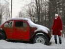 Hat, coat and shoes